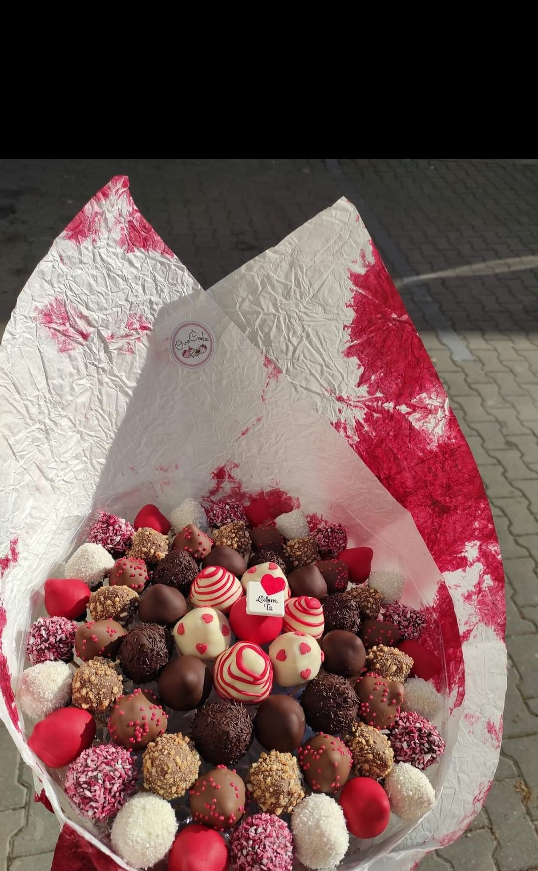 Maxi kytica s "Ľúbim ťa ❤️"💐